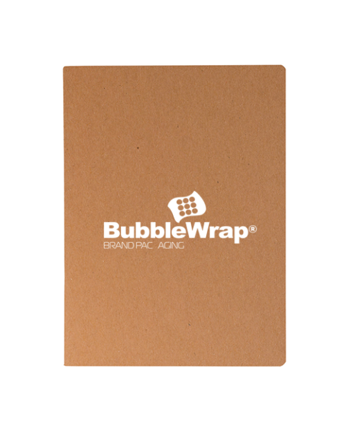 RECYCLED PAPER NOTEBOOK (BUBBLE WRAP)