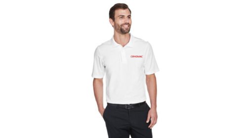 dg20 Devon & Jones CrownLux Performance® Men's Plaited Polo (Cryovac)-Multi Colors Available - Image 2