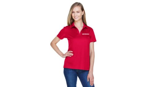 Devon & Jones CrownLux Performance® Ladies' Plaited Polo (Cryovac)-Multi Colors Available - Image 3