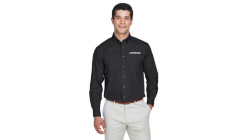 Devon & Jones Men's Crown Collection® Solid Broadcloth Woven Shirt (Cryovac)-Multi Colors Available