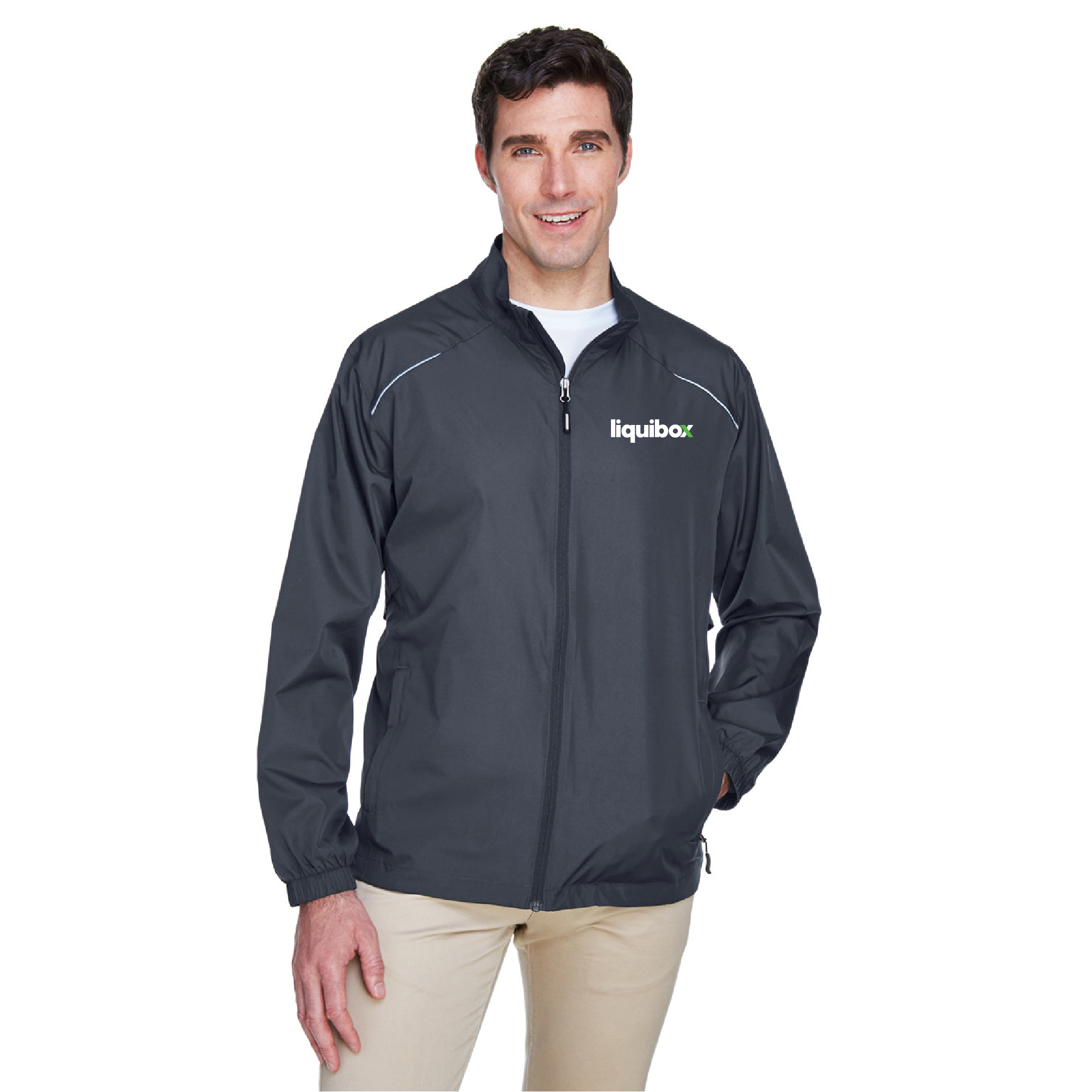 Core 365 Men's Motivate Unlined Lightweight Jacket--(LIQUIBOX)