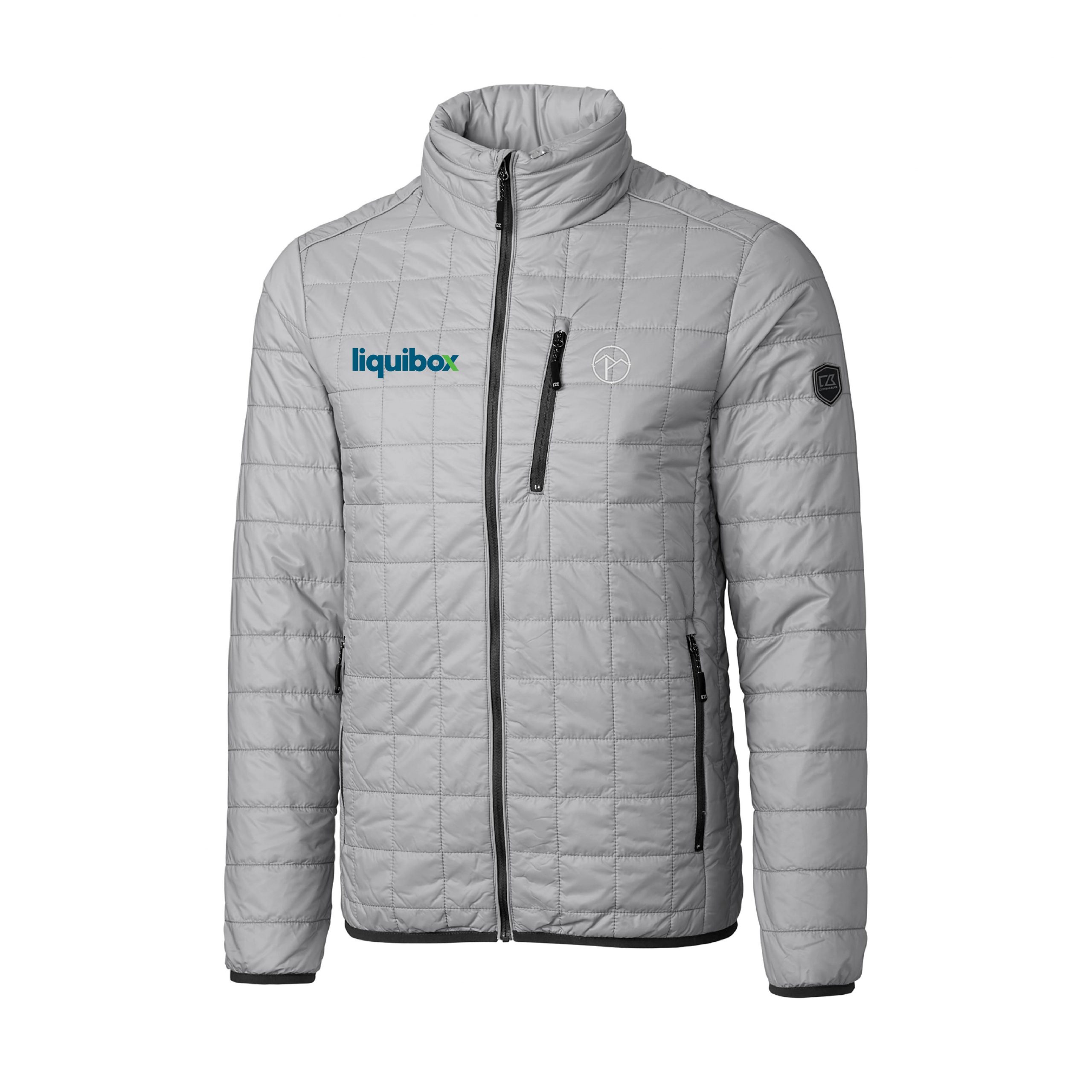 Cutter & Buck Rainier PrimaLoft® Mens Eco Insulated Full Zip Puffer Jacket--(LIQUIBOX)