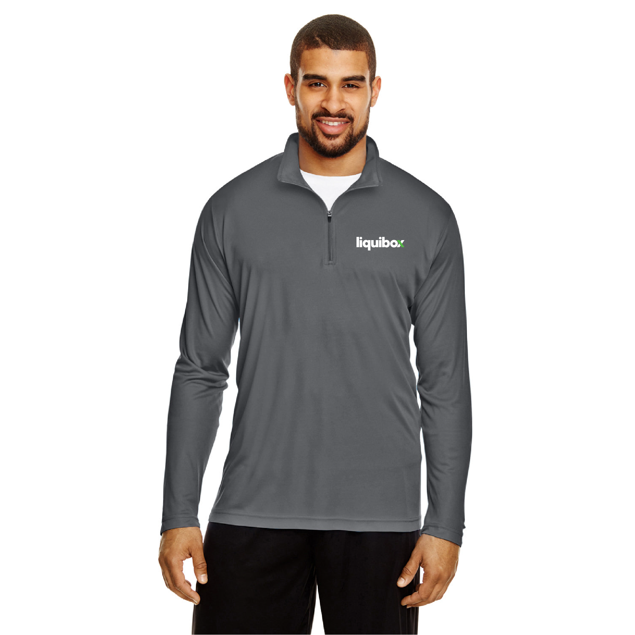 Team 365 Men's Zone Performance Quarter-Zip--(LIQUIBOX)