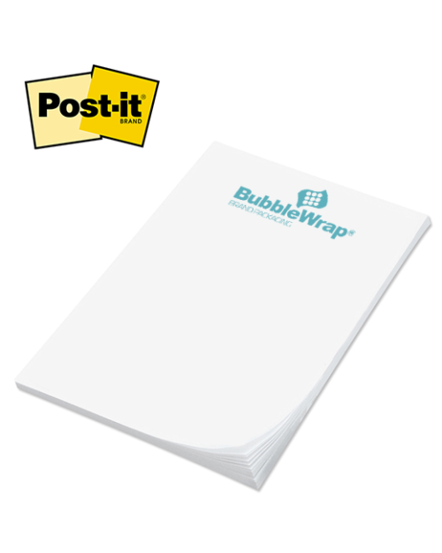 Post-it® Custom Printed Notes Full Color Program (4x6)--(BubbleWrap)