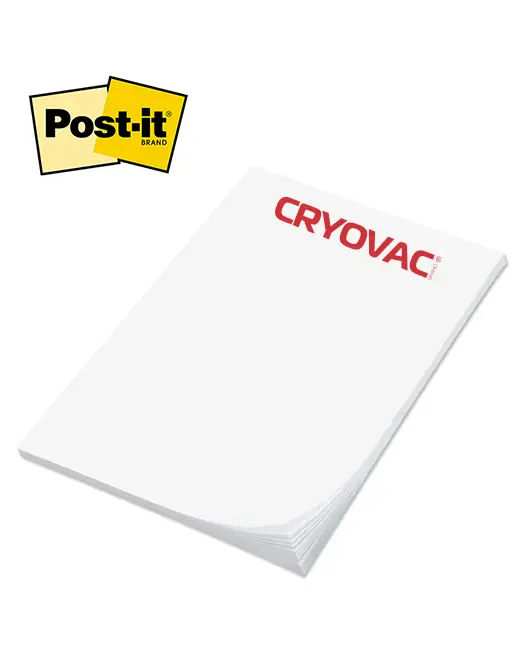Post-it® Custom Printed Notes Full Color Program (4x6)--(CRYOVAC)