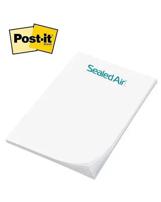 Post-it® Custom Printed Notes Full Color Program (4x6)--(SEALEDAIR)