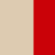 beige/red