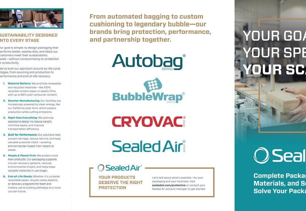 Sealed Air protective brochure (Set of 10)